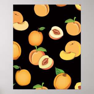 Peach Pattern 5 Poster