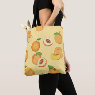 Peach Pattern 7 Tote Bag