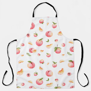 Peach Pattern Apron