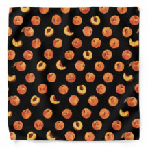 Peach pattern bandanna