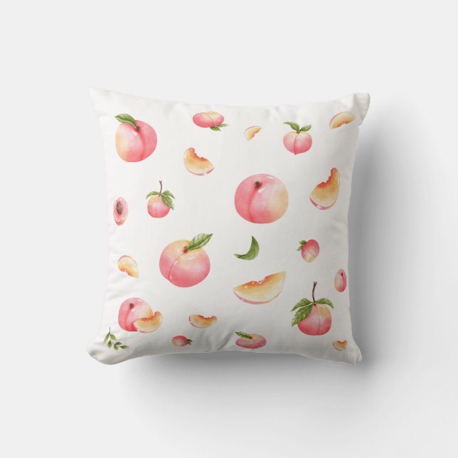 Peach Pattern Cushion (Front)