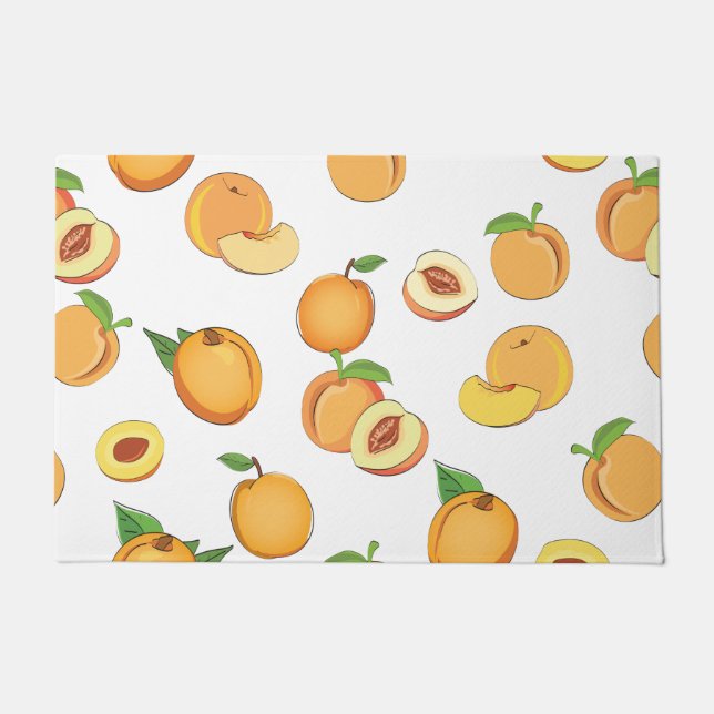 Peach Pattern Doormat (Front)