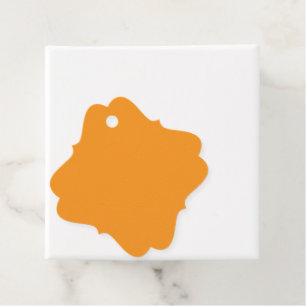 peach, pattern, font, event favour tags
