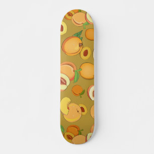 Peach Pattern Skateboard