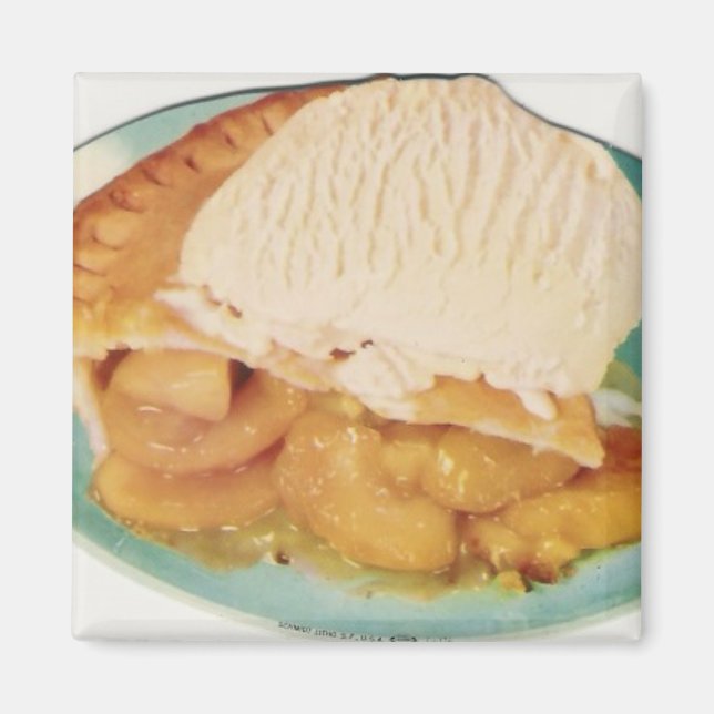 peach pie magnet (Front)