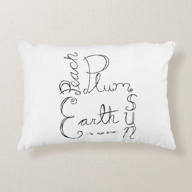 Peach Pillow (Front)