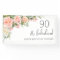 Peach | Pink Rose Floral 90th Birthday 