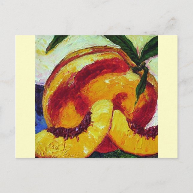 Peach Postcard (Front)
