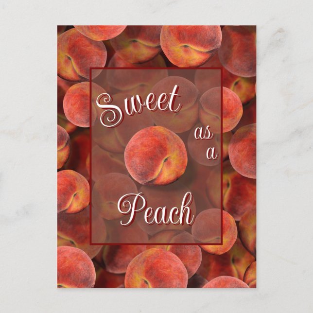 Peach Postcard (Front)