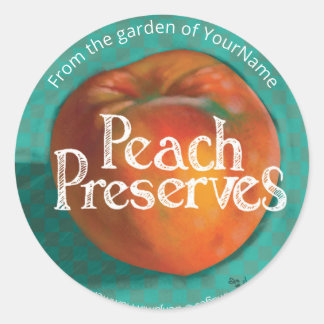 Peach Preserves Ball Canning Label