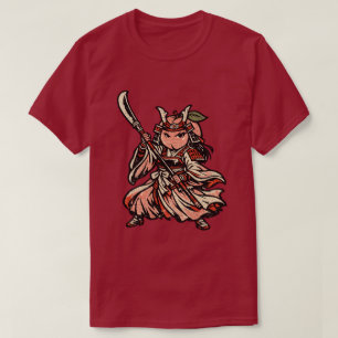 Peach Princess Warrior — Funny Fruit Female  T-Shirt