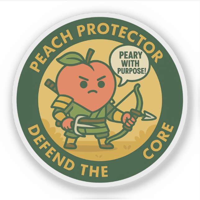 Peach Protector Defend The Core  (Front)