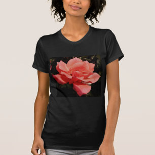 peach rose and dewdrops T-Shirt
