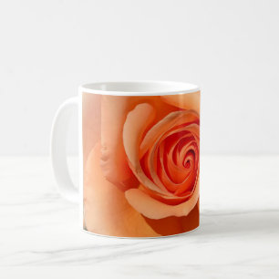 Peach Rose Coffee Mug