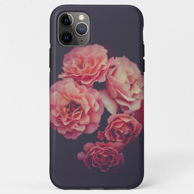 Peach Rose Flower iPhone / iPad case (Back)