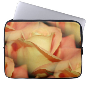 Peach Rose Laptop Sleeve