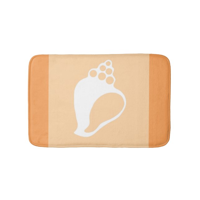 Peach Shell Bath Mat (Front)