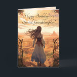 PEACH SKY GRANDDAUGHTER BIRTHDAY CARD<br><div class="desc">This is a lovely birthday card for that special granddaughter.</div>