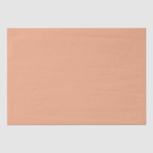 Peach Solid Tissue Paper