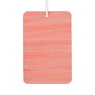 Peach Streaks Car Air Freshener