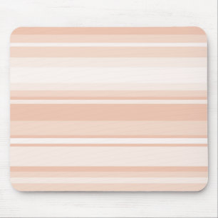 Peach stripes mouse pad