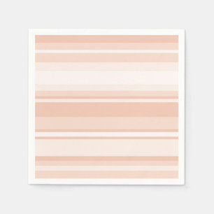 Peach stripes napkin