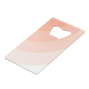 Peach Swirls Bottle Opener