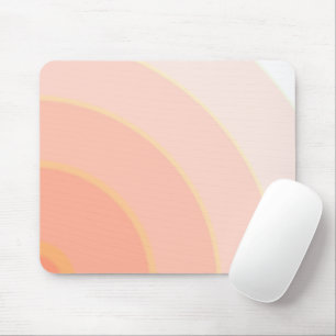 Peach Swirls  Mouse pad