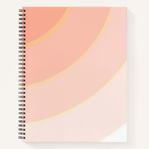 Peach  Swirls  Notebook