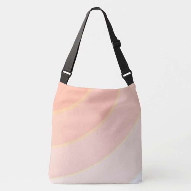 Peach  Swirls Tote (Front)