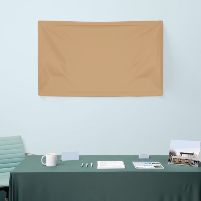 Peach Tan Colour Block | Soft Wedding Design Banner (Tradeshow)