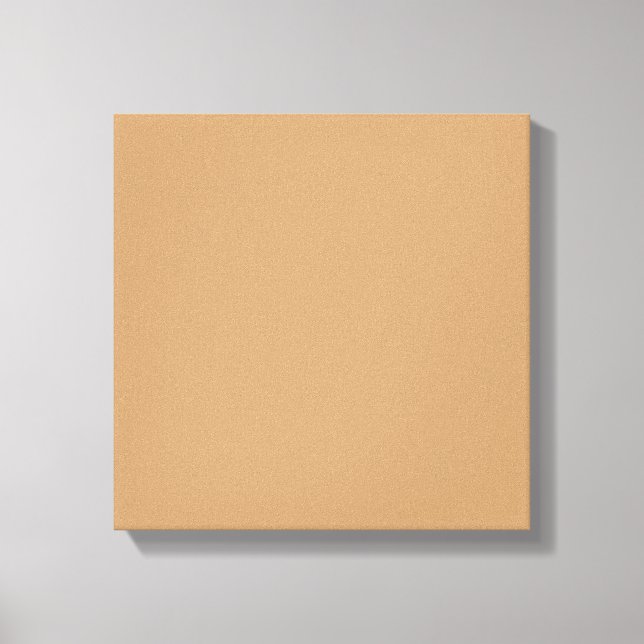 Peach Tan Colour Block | Soft Wedding Design Canvas Print (Front)