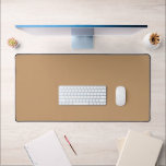 Peach Tan Colour Block | Soft Wedding Design Desk Mat<br><div class="desc">Soft muted peach tan colour block design—perfect for elegant wedding invites, bridal showers, and warm modern events. Celebrate love with timeless simplicity using this Warm Muted Peach Tan Colour Block design, perfect for weddings and romantic events. Featuring a soft, sun-washed peachy-tan tone, this minimal backdrop evokes warmth, calm, and elegance—ideal...</div>