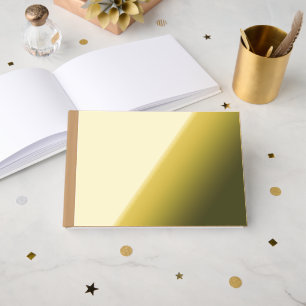 Peach Tan Colour Block Soft Wedding Design Guest Book