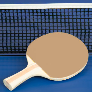 Peach Tan Colour Block Soft Wedding Design Ping Pong Paddle