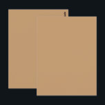 Peach Tan Colour Block | Soft Wedding Design Postcard<br><div class="desc">Soft muted peach tan colour block design—perfect for elegant wedding invites, bridal showers, and warm modern events. Celebrate love with timeless simplicity using this Warm Muted Peach Tan Colour Block design, perfect for weddings and romantic events. Featuring a soft, sun-washed peachy-tan tone, this minimal backdrop evokes warmth, calm, and elegance—ideal...</div>