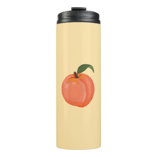Peach Thermal Tumbler (Front)