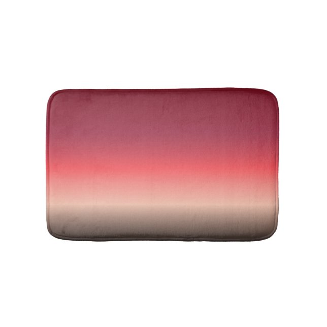 Peach to black   bath mat (Front)