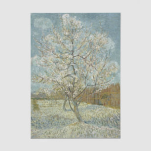 Peach Tree in Blossom by Vincent Van Gogh Tissue Paper