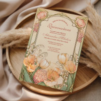 Peach Tulip Quinceañera Celebration