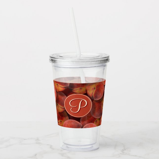 Peach Tumbler (Left)
