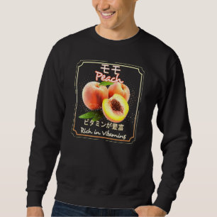 Peach Vegan Healthy Fruits And Vegetables Sweatshirt