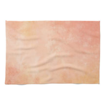 Peach Watercolor design Kitchen Towel