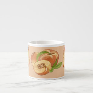 Peach Watercolor Espresso Mug