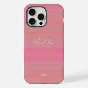 Peach Watercolor Look Cell Phone Case
