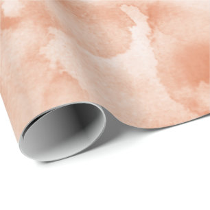Peach Watercolor        Wrapping Paper
