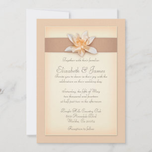 Peach Wedding Invitations