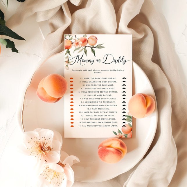 Peach Who Said It Mummy or Daddy game (Creator Uploaded)