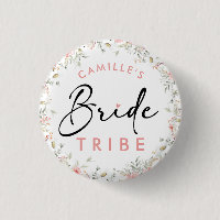 Peach Wildflowers Bachelorette