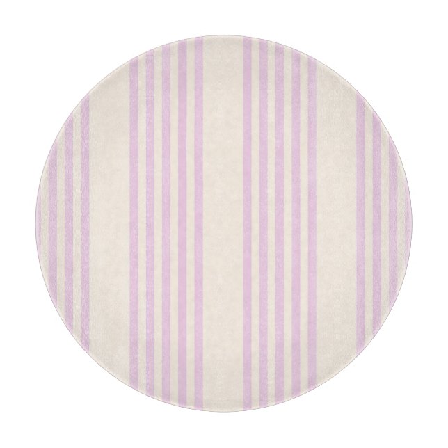 Peaches and cream five stripes pattern cutting board (Front)